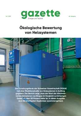 Gazette 2019/3 - Ökologische Bewertung von Heizsystemen