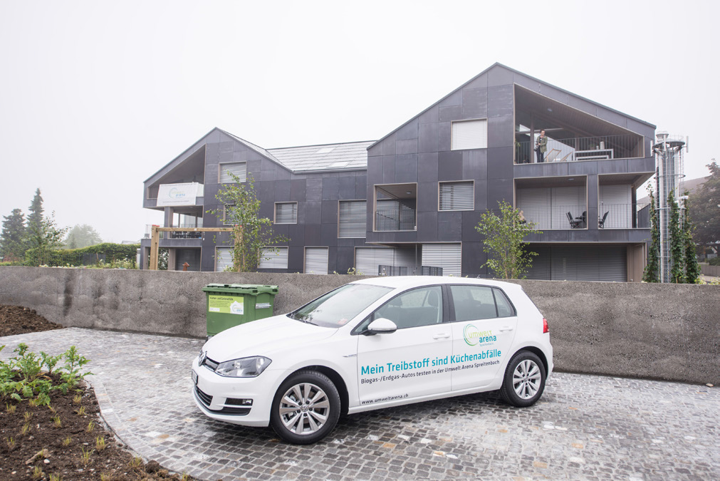 Véhicule propulsé au biogaz