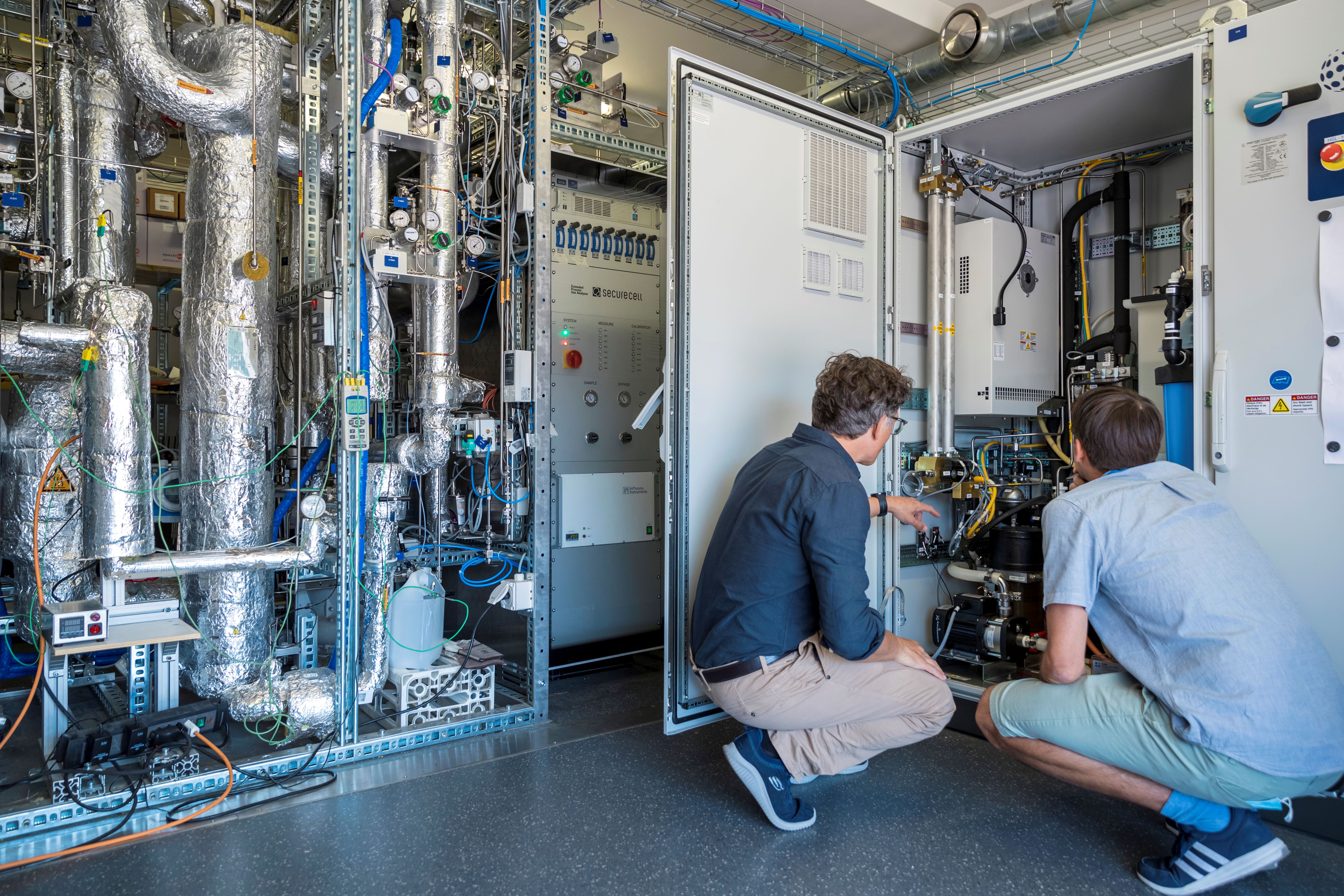 Power-to-Gas-Anlage der Ostschweizer Fachhochschule in Rapperswil-Jona.